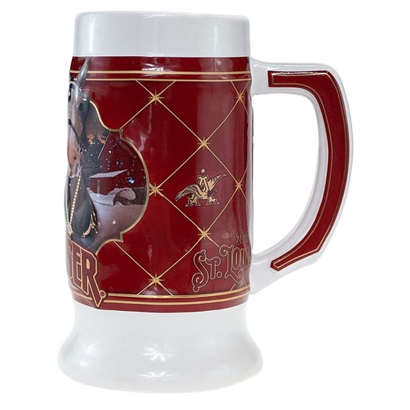 Budweiser 2022 Holiday Stein Limited Edition 43rd Anniversary Ceramic Mug New - Picture 3 of 4